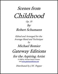 Scenes from Childhood Op. 15 piano sheet music cover Thumbnail